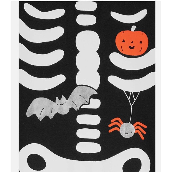 Unisex Baby 2 Pc Sets 119G111 Jumpsuit Skeleton 9 Months - Picture 2 of 4